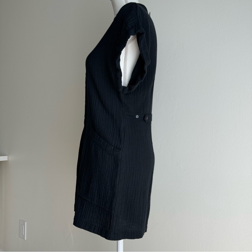 NEW without tags L SPACE Mika Romper Mini Short Black Cotton Women’s Size XS NWT - Picture 4 of 7